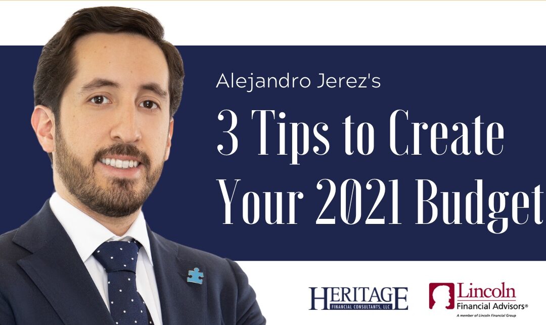 Three Tips to Create Your 2021 Budget