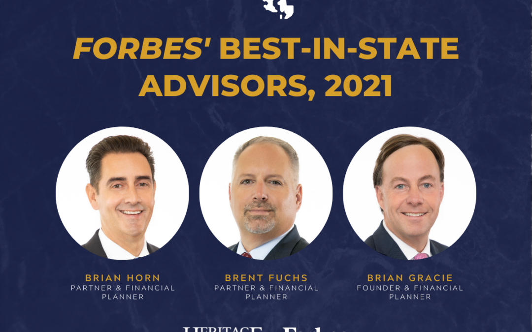 Heritage Financial Consultants Earns Forbes’ Best-In-State Honors 2021