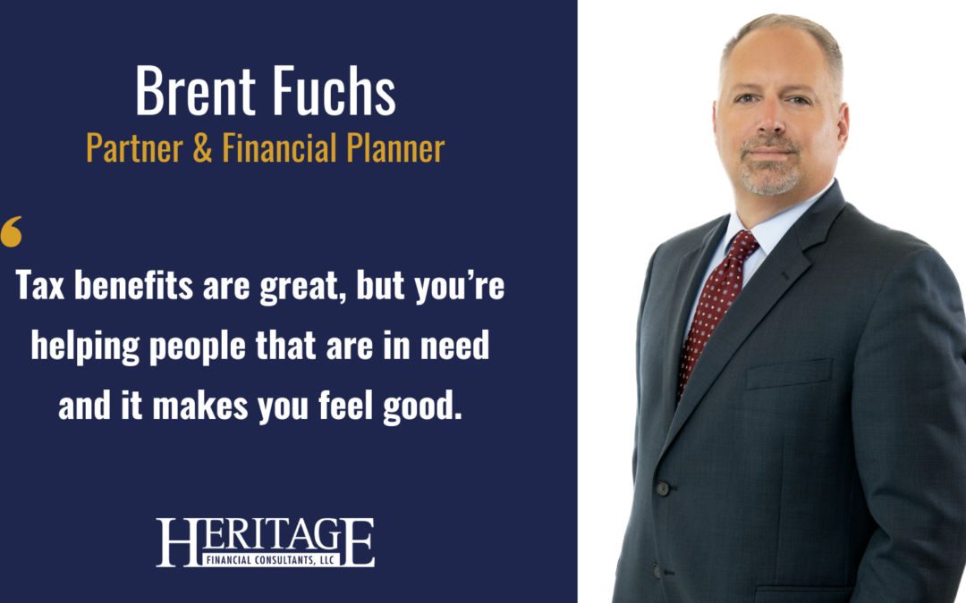 Brent Fuchs Discusses Charitable Giving