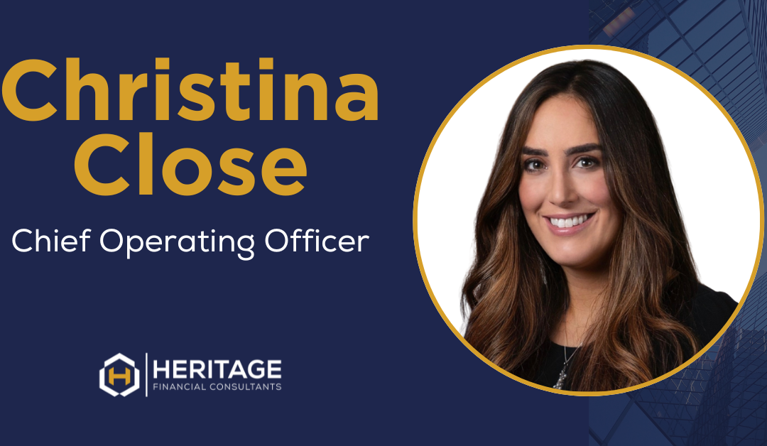 Heritage Welcomes Christina Close as Chief Operating Officer