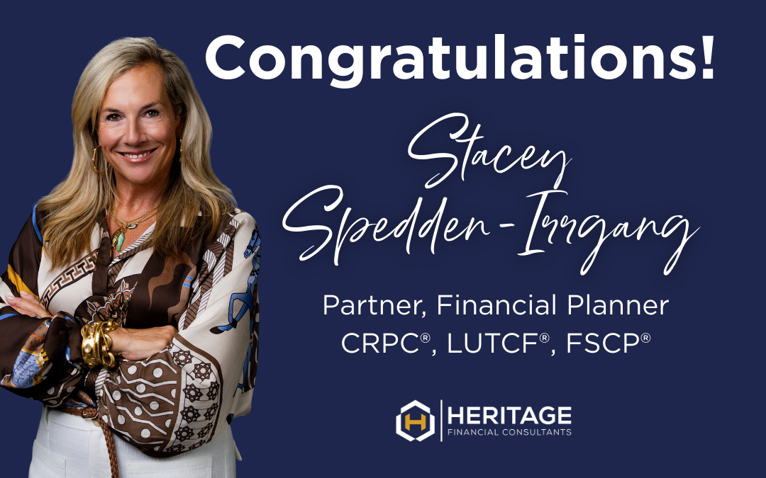 Congratulations! Stacey Spedden-Irrgang